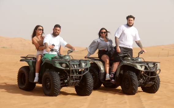 Dubai: Abendliche Wüstensafari mit ATV Quad Bikes