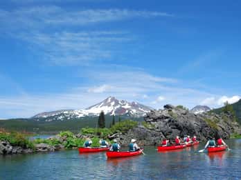 Bend : Excursion d'une demi-journée en canoë sur les lacs Cascade