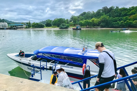 Phi Phi-eilanden: transfer per speedboot naar PhuketEnkele reis: Phi Phi Tonsai Pier naar Phuket met Hotel Dropoff