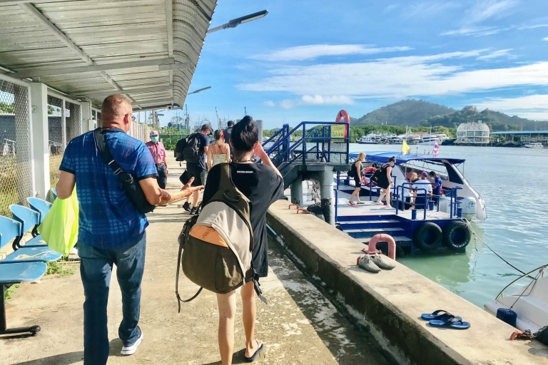 Islas Phi Phi: traslado en lancha rápida a PhuketSolo ida: Phi Phi Tonsai Pier a Phuket con regreso al hotel
