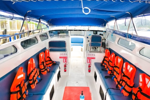 Phi Phi Inseln: Schnellboottransfer nach PhuketEinfache Fahrt: Phi Phi Laemtong Beach nach Phuket mit Hotel Dropoff