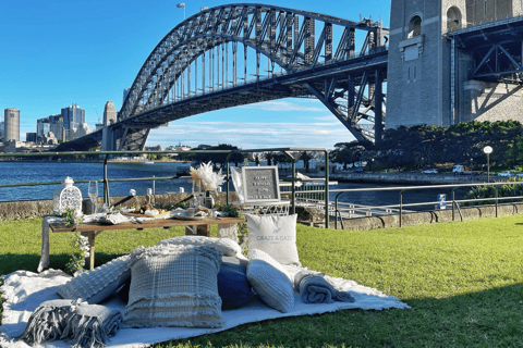 Kirribilli: Picnic privado para 2 con vistas al puerto de Sídney