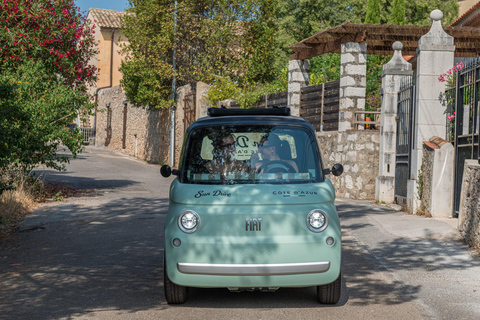 Antibes: Tour in a 100% electric Fiat Topolino 1-hour Discovery Tour in a Fiat Topolino