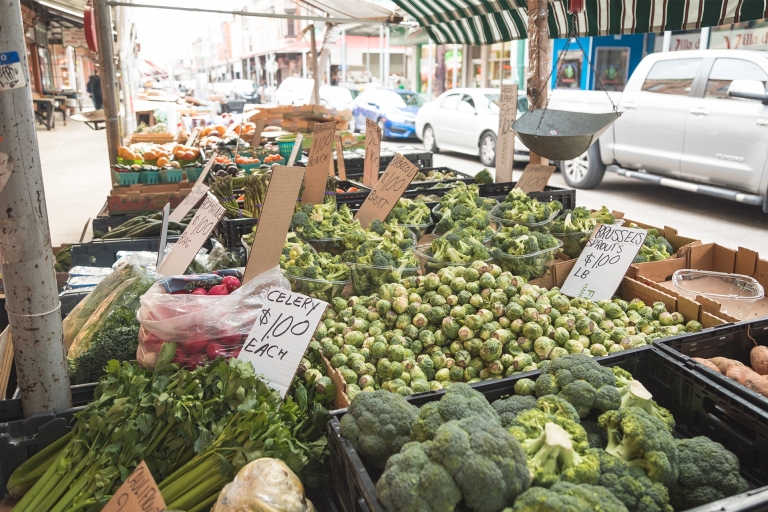 Philadelphia: Rundgang durch den italienischen Markt in der 9th Street