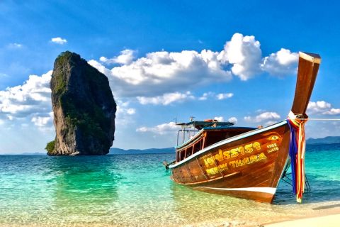 Krabi: tour delle 4 isole in barca a coda lunga