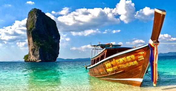 Krabi: 4 Islands Tour by Longtail Boat & Thai Buffet Lunch