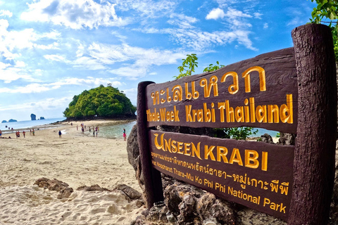 Krabi : tour en bateau des 4 îlesPoint de rencontre à la jetée de Nopparat Thara à Ao Nang