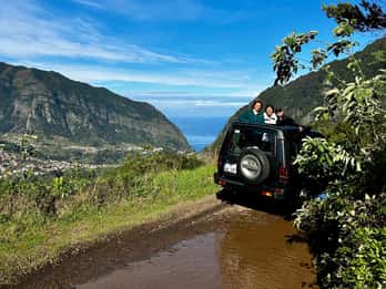 From Funchal:West Madeira Open-roof 4x4 Day Tour with Pickup