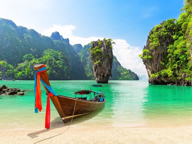Visit Phuket James Bond Island by Longtail Boat Small Group Tour in Patong, Thailand