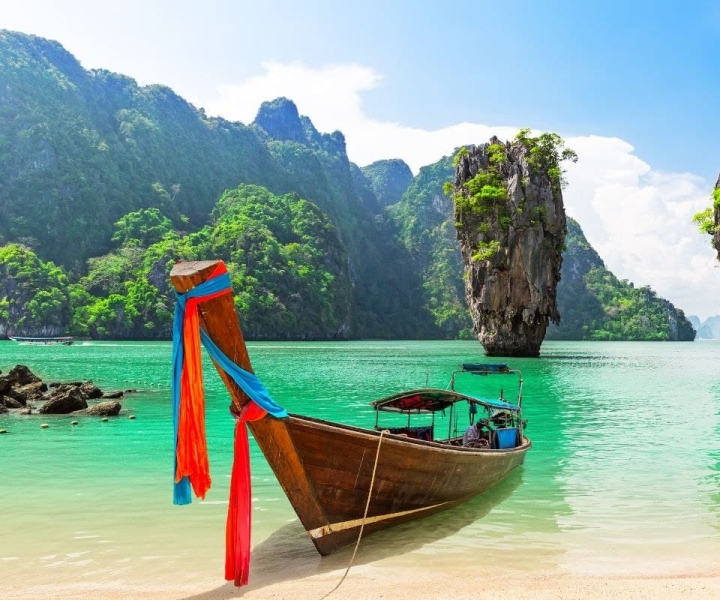Da Phuket: tour per piccoli gruppi all'isola di James Bond in barca a coda lunga