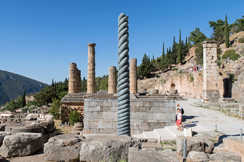 Tour privado de 5 días en la antigua Grecia y viaje en tren de cremalleraHoteles de 3 Estrellas o 3 Llaves