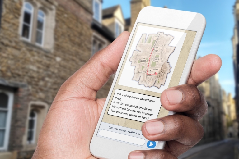 Cambridge : chasse au trésor autoguidée sur smartphone