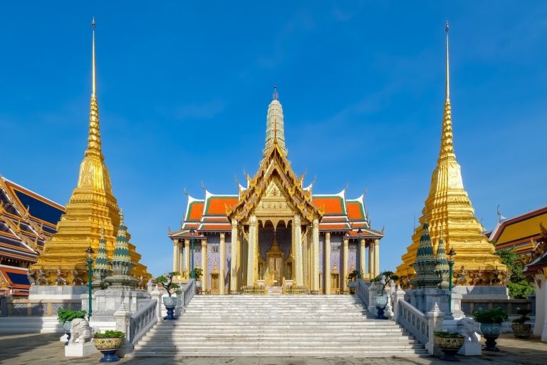 Bangkok: Grand Palace Self-Guided Walking TourBangkoks Top 4: Palast & Wats Audio Tour Bundle