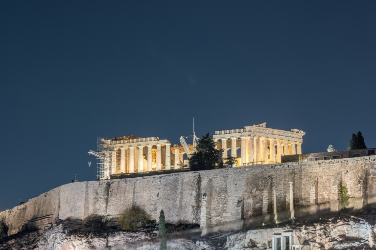 Depuis Athènes : visite de la ville, de Delphes, des Météores et de SantorinHôtel 4 étoiles
