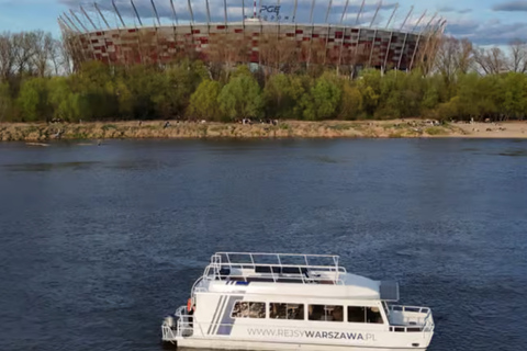 Warsaw: Sightseeing Cruise with 7 Language Audioguide