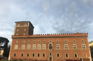 Rom: Palazzo Venezia Reservierter Eingang mit Museum