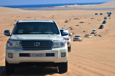 Doha: Übernachtung im Wüstencamping mit BBQ-Abendessen und FrühstückDoha: Private Übernachtung auf dem Wüstencampingplatz