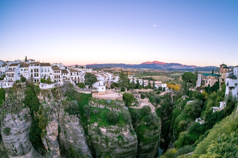 De Marbella ou Estepona: excursion d'une journée à Ronda, aux arènes et aux thermes