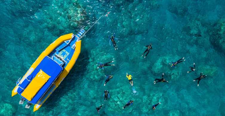 Whitsundays Ocean Rafting Tour with Snorkel & Scenic Flight