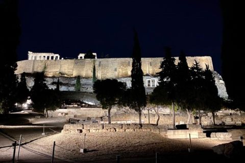 Atene: tour notturno panoramico privato con autista personale