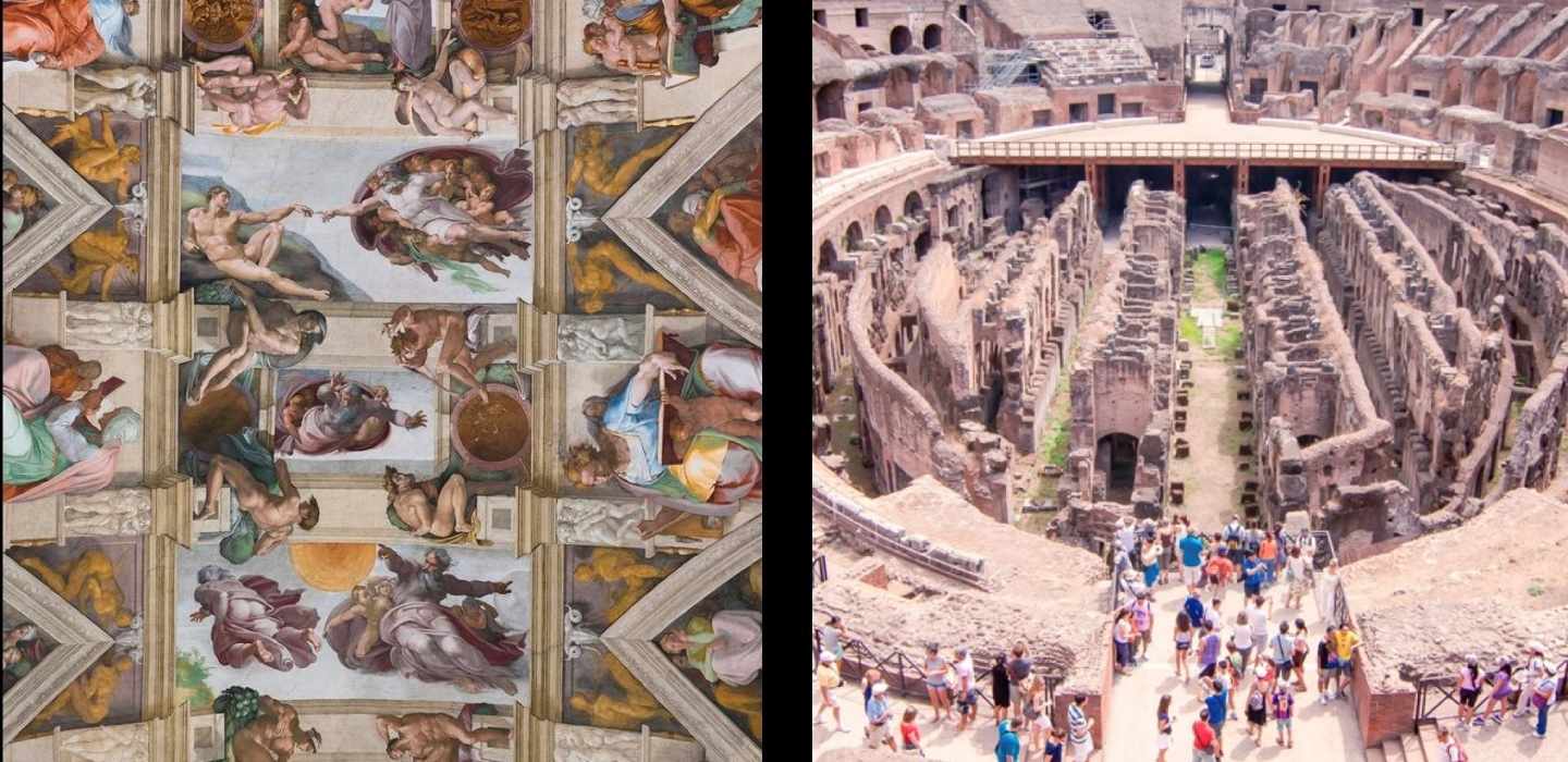 Rom an einem Tag: Tagestour zum Vatikan und Kolosseum