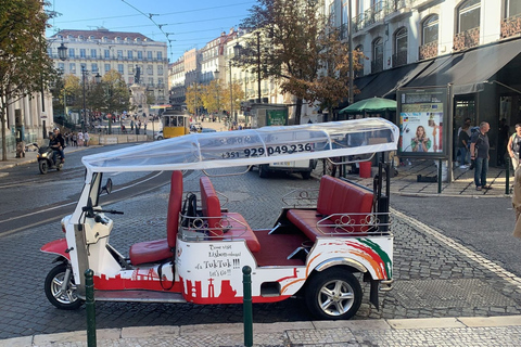 Lisbon: Urban adventure on board of a Tuk Tuk Lisbon Tuk Tuk Tour 1h30