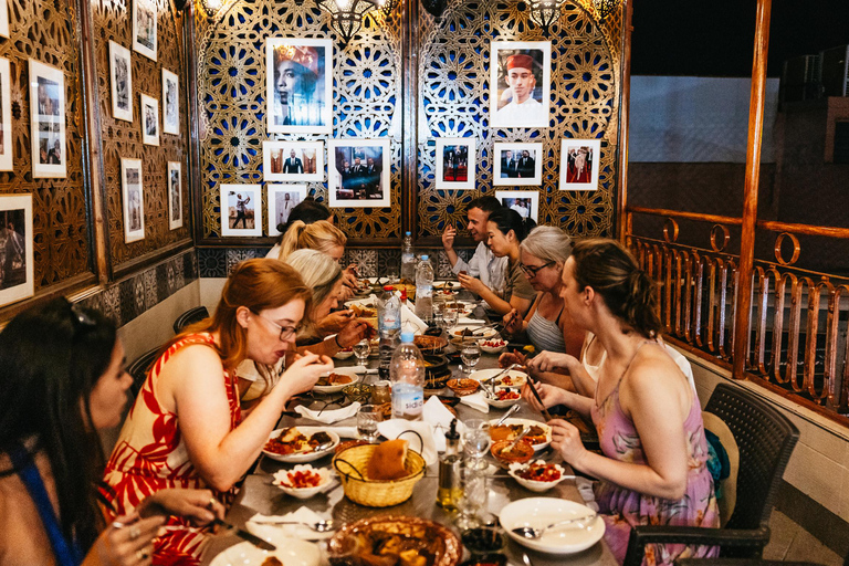 Marrakech: Authentic Moroccan Food Walking Tour & Dinner