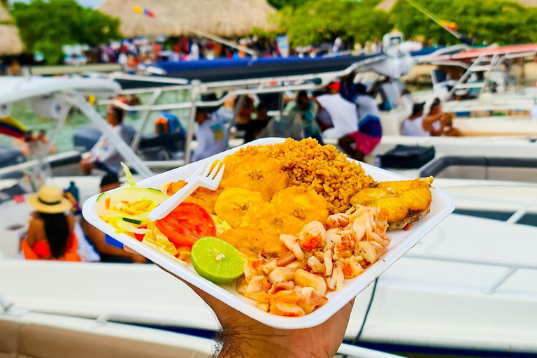 Cartagena: VIP Rumba Tour to Cholon Island with Open Bar Cartagena: VIP Rumba Tour to Isla Cholón with Open Bar