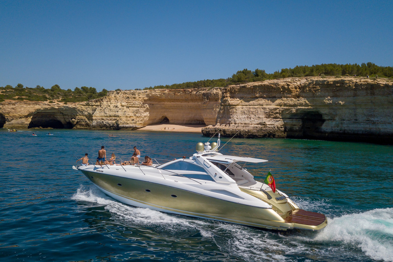 Algarve: Private Yacht Rental Full Day Cruise 7h