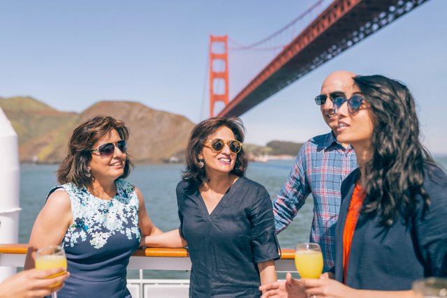 San Francisco: Mittagsbuffet oder Dinner Cruise auf der Bucht