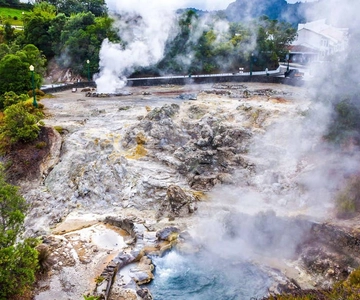 São Miguel: Vulkaan Furnas & Theeplantage Tour & Lunch