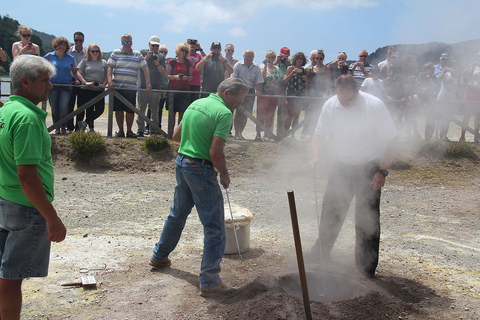 Tour por el valle de Furnas al volcán y una plantación de té