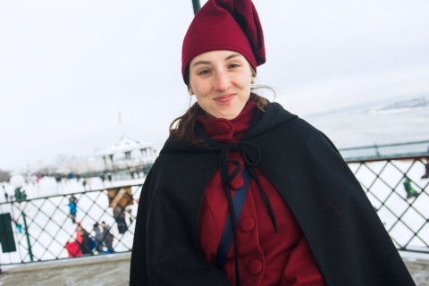 Quebec: Zimowa wycieczka piesza z przewodnikiem po Starym MieścieWycieczka grupowa po francusku