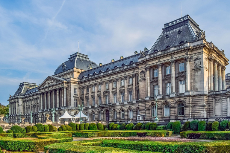 Bruxelles: Tour Highlights a piedi e in autobus con WaffleTour di gruppo in inglese/spagnolo