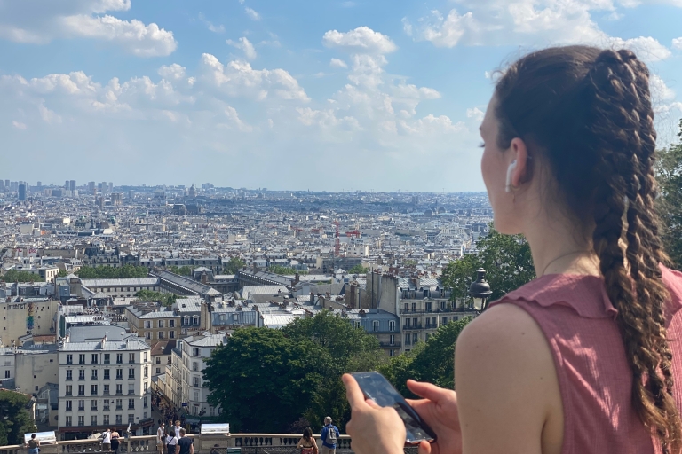 Paris : croisière nocturne romantique et visite autoguidée de Montmartre