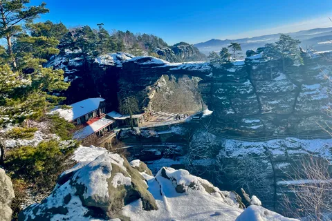 Böhmen & Sächsische Schweiz Wintertagestour ab Prag