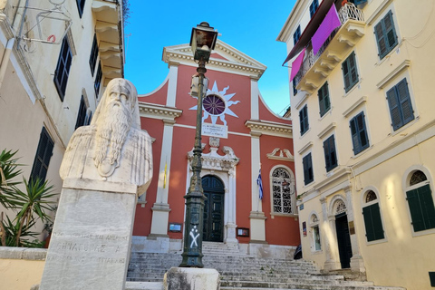 Corfu: Visita aos edifícios históricos e às grandes personalidadesVisita em alemão