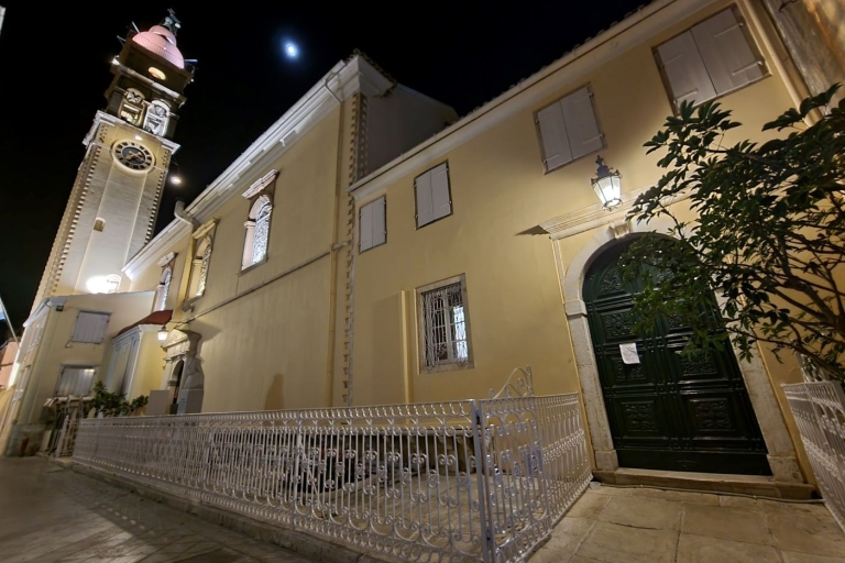 Miasto Korfu: wieczorna wycieczka z przewodnikiem z winemWycieczka w języku angielskim