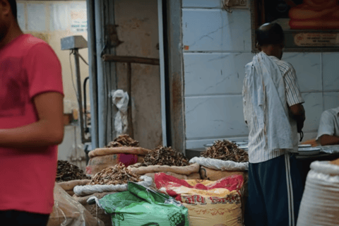 Delhi: tour guiado pela Khari Baoli Road com serviço de busca no hotelDelhi: Tour guiado pela Khari Baoli Road com serviço de busca no hotel