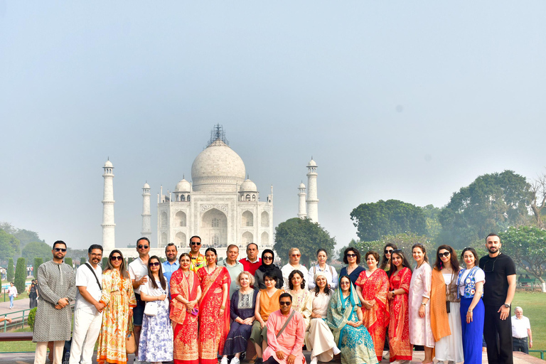 Beyond the Taj: Sunrise, Hidden Agra Walk & Rooftop B’fast Private Tour with Car, Driver, Tour Guide & Entry Tickets