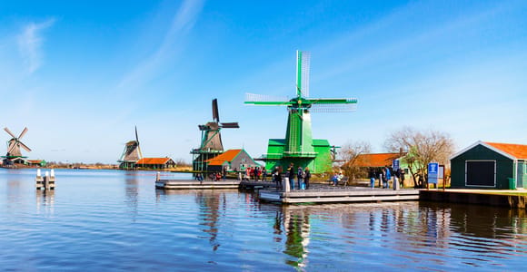 Von Amsterdam aus: 4 Provinzen Highlights Van Tour