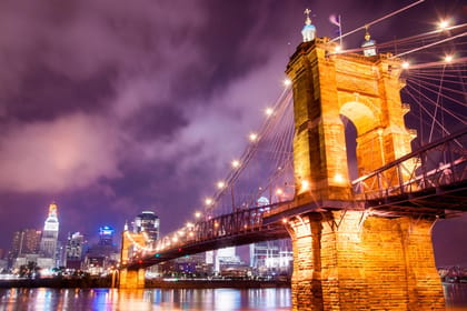 Cincinnati: Night Tour with Music and Sunset Boat Cruise | GetYourGuide