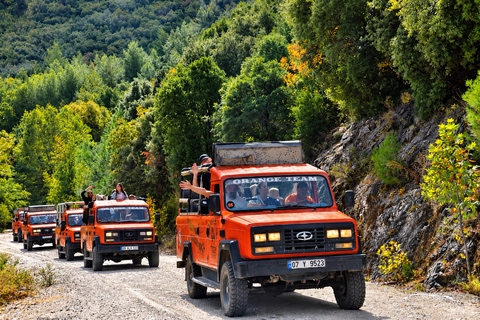 Kusadasi: Off-Road Jeep Adventure to Villages & Coast Jeep safari tour with a village excursion and a beach break