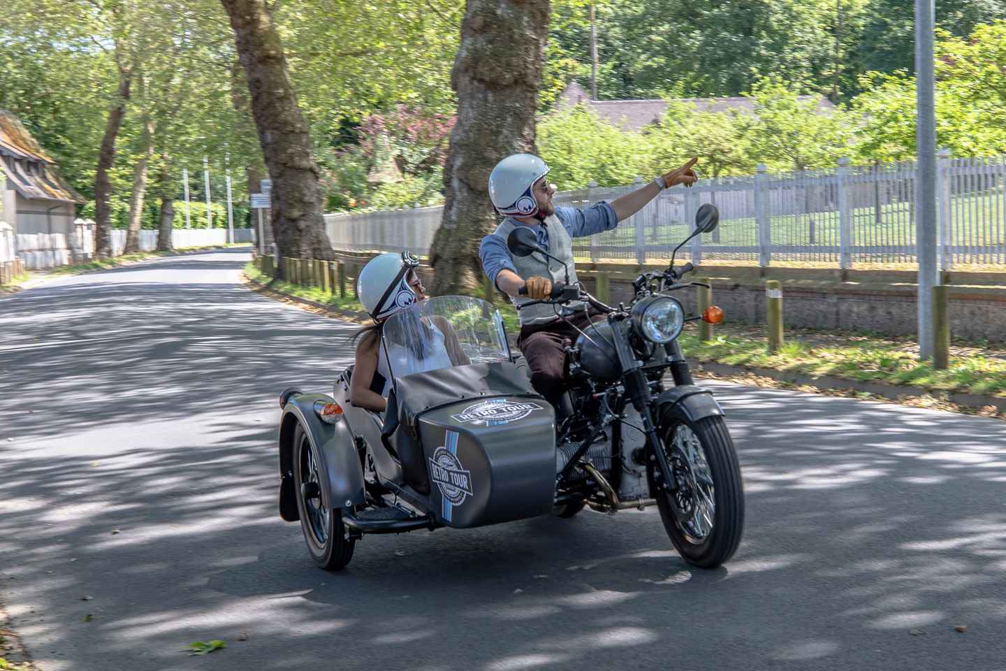 Deauville: Tour privato in sidecar d'epoca