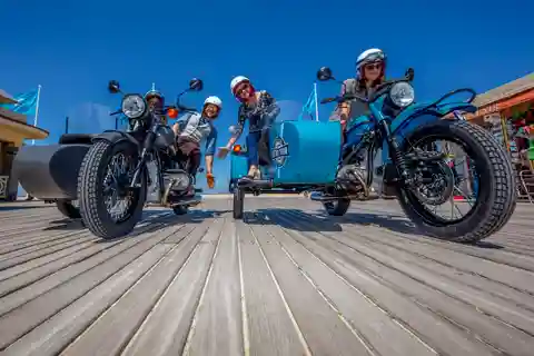 Deauville: Privat guidad tur med Vintage Sidecar
