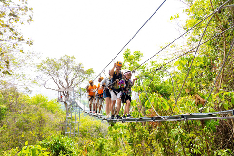 Phuket: Zipline Vliegen Hoger dan Havik met ATV OptieAlleen Zipline 18 Platform