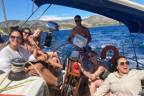 From Hvar: Boat Tour to Pakleni Islands on a Comfort Yacht Shared Tour