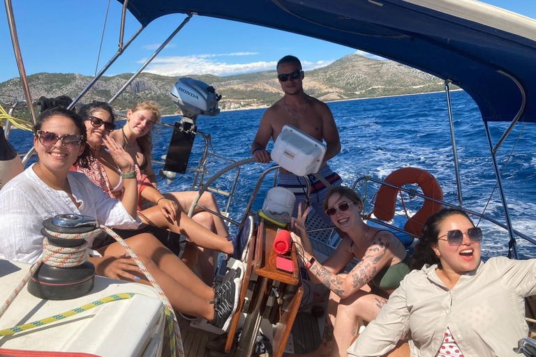 From Hvar: Boat Tour to Pakleni Islands on a Comfort Yacht Shared Tour