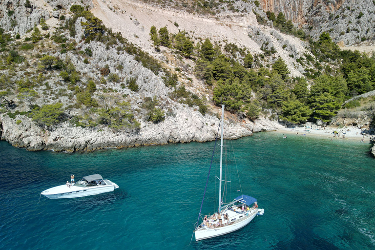 From Hvar: Boat Tour to Pakleni Islands on a Comfort Yacht Shared Tour