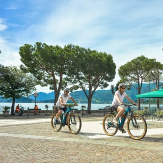 From Cardano: Tremezzina Full-Day E-Bike Tour with Lunch